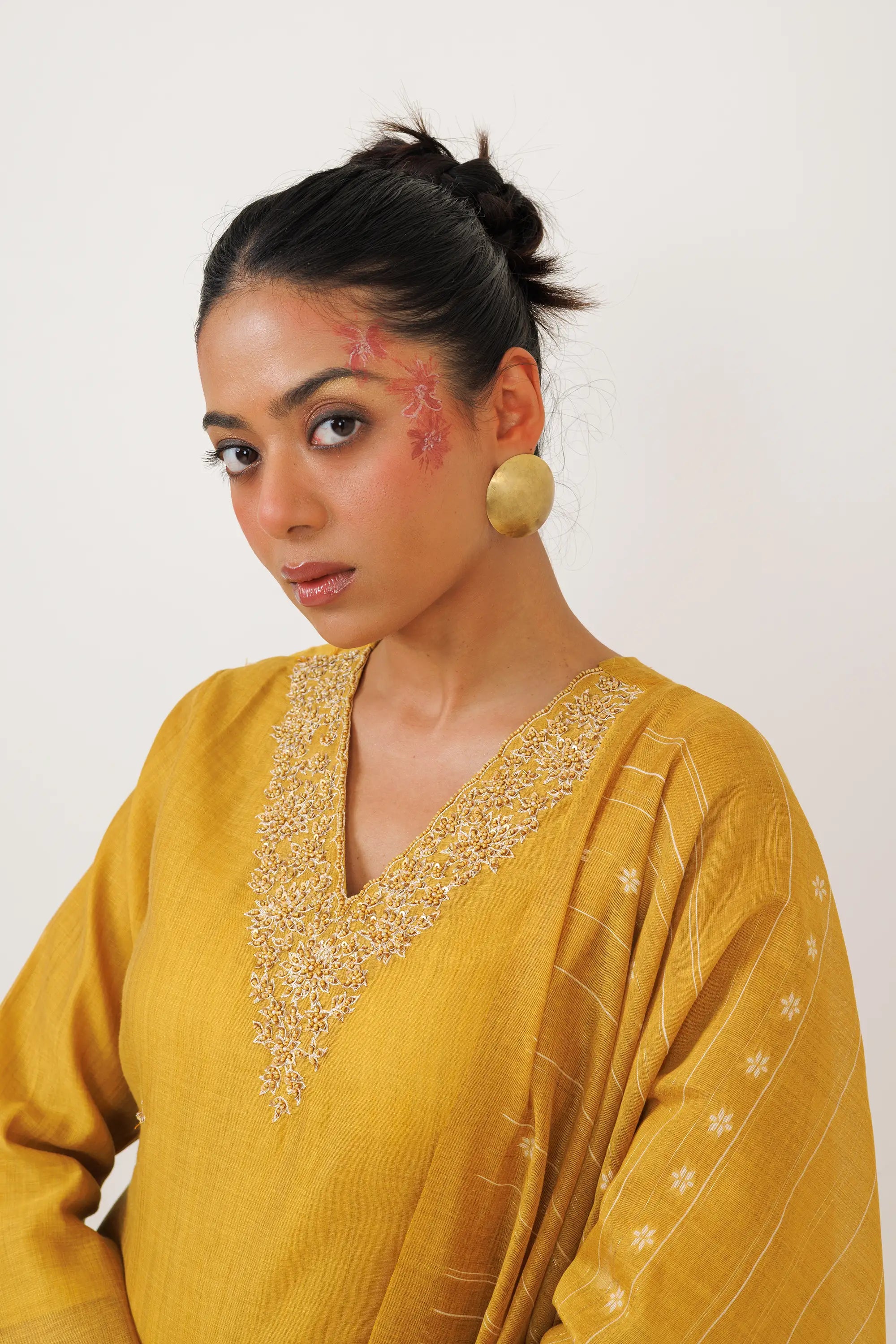 Yellow Silk Kurta Suit Set for Festive Occasions