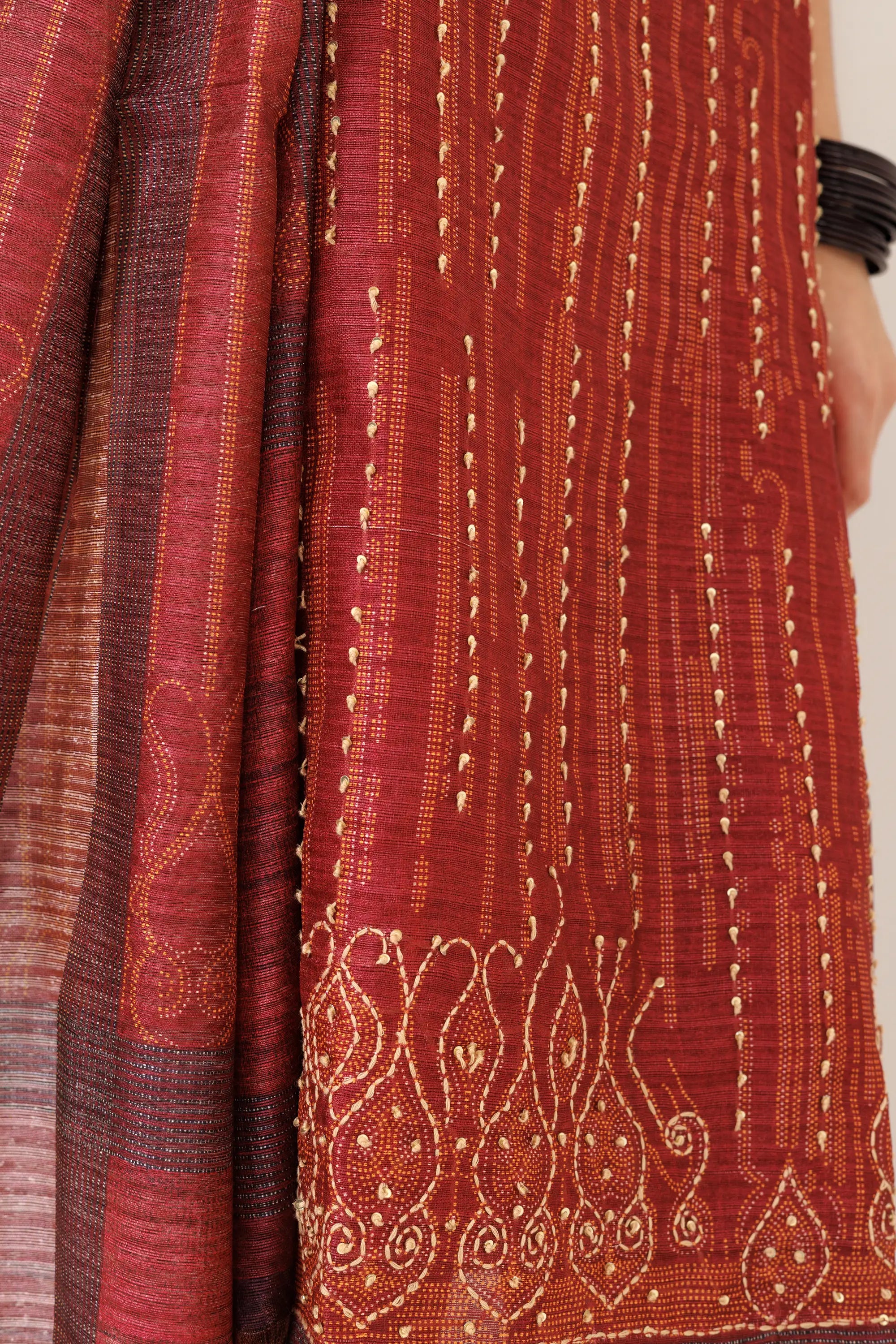 Royal Maroon and Silk Dupatta Kurta Suit Set