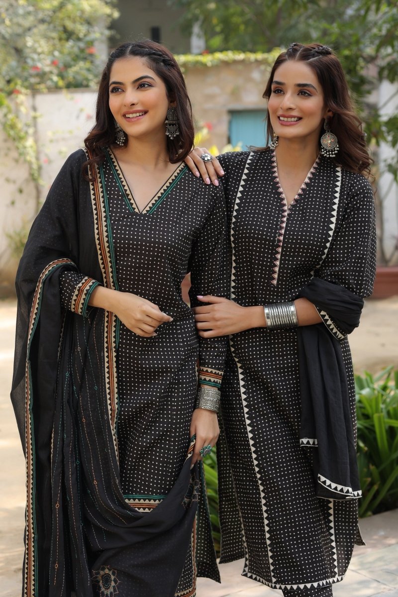 PAYAL Black Kurta Suit Set for Anyday - Payal