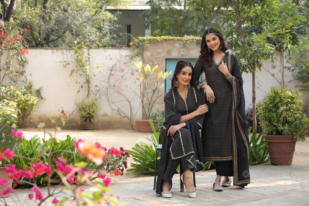 PAYAL Black Kurta Suit Set for Anyday - Payal