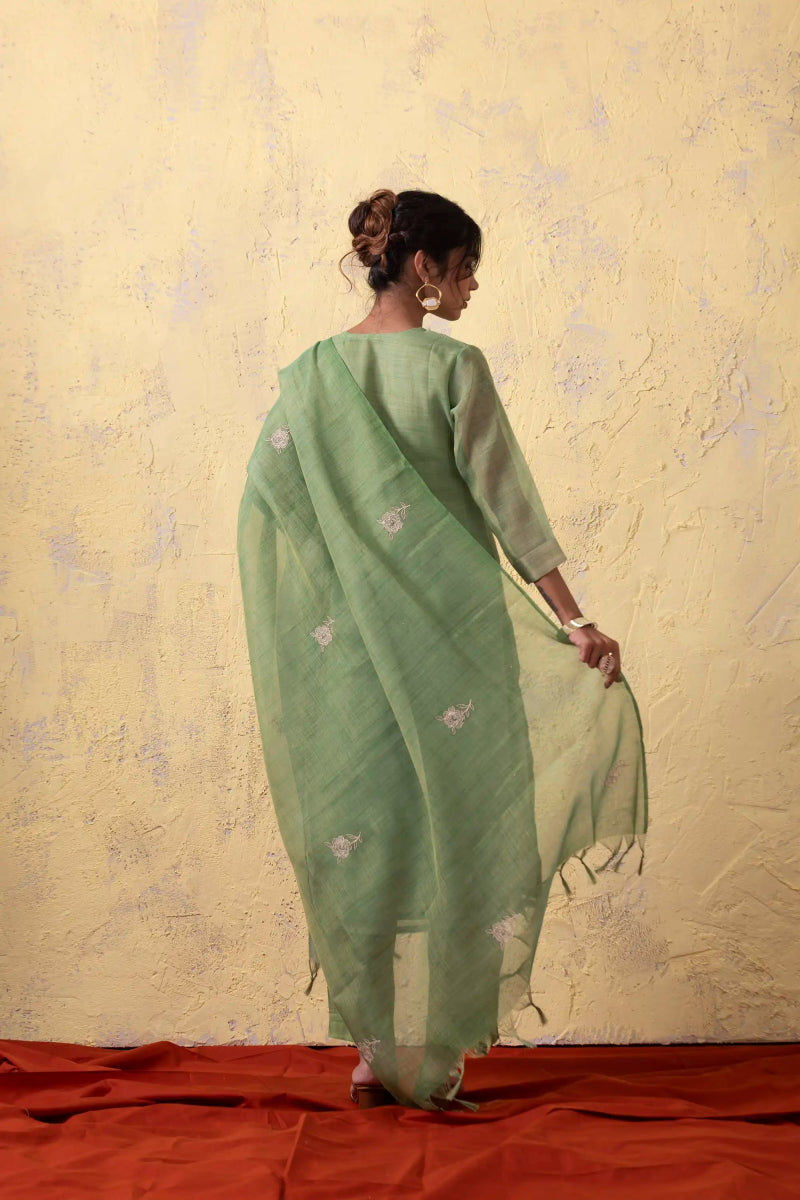 PAYAL Light Green Kurta Suit Set for every Occasion - Payal