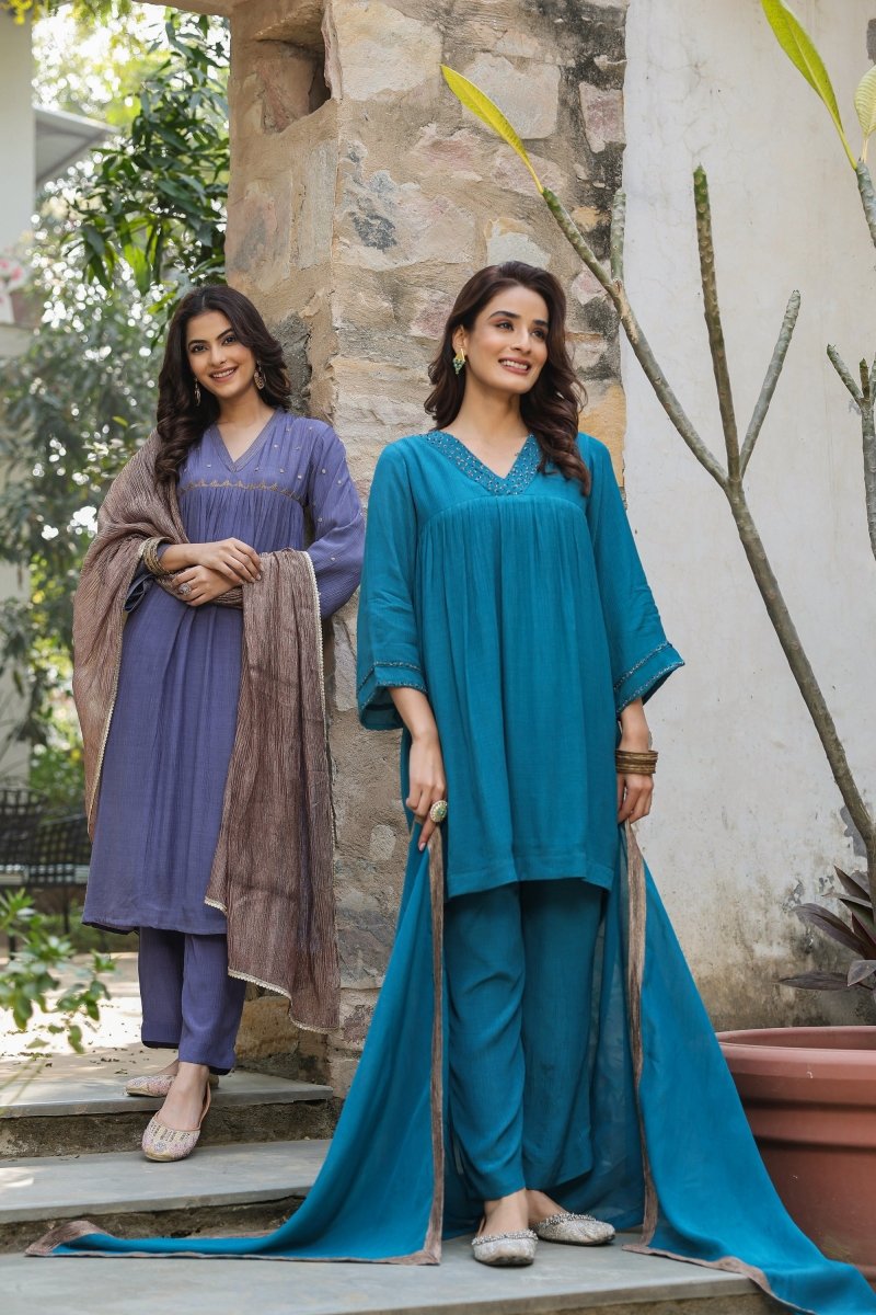 PAYAL Lilac Kurta Suit Set for every Occasion - Payal